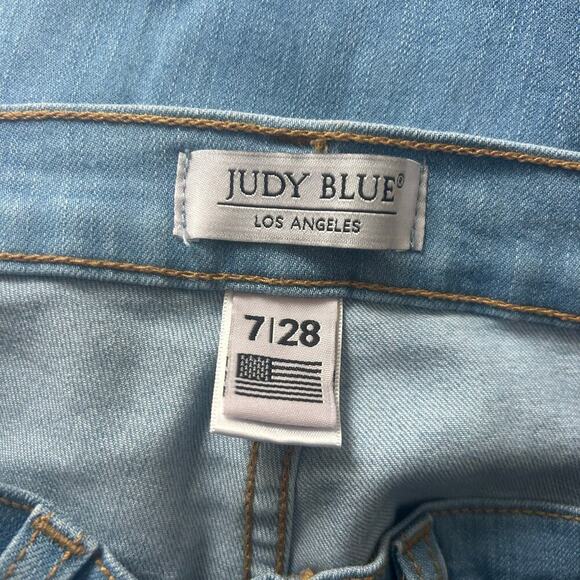 Judy Blue Super Flare Bell Bottom Jeans Sz 28 - Picture 6 of 6